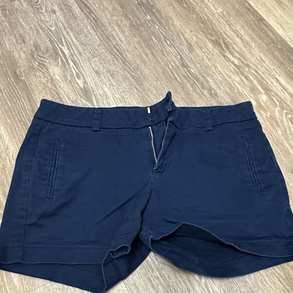 a.n.a Dark Blue Women's Bermudas are a size 4.